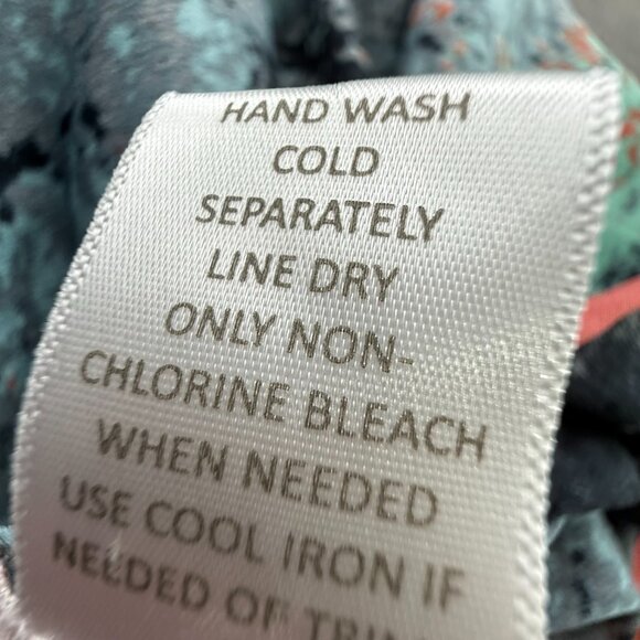 Band of Gypsies High & low‎ Dress Abstract Print Sleeveless Boho-Chic Medium Tie - Picture 8 of 10